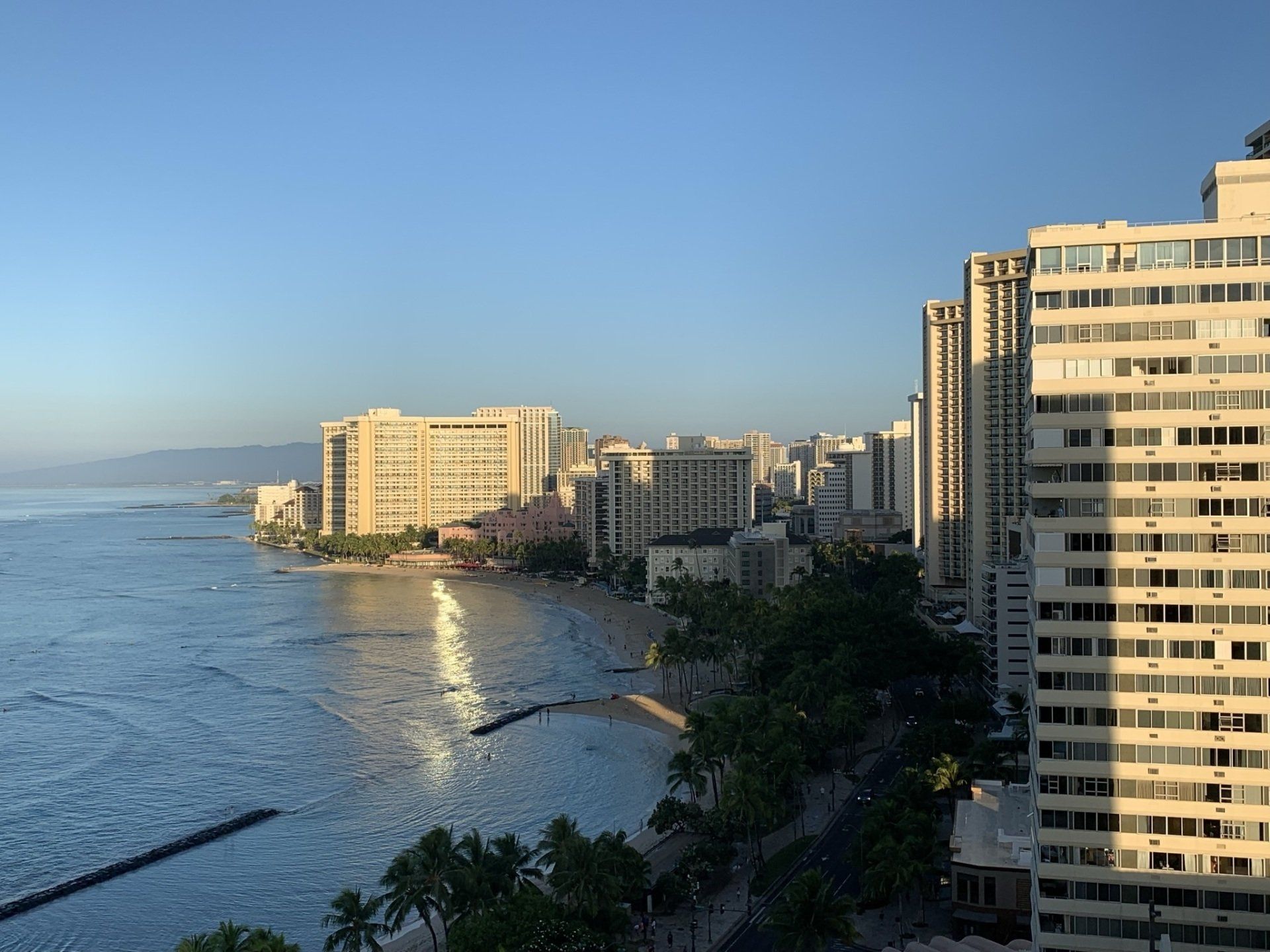 Waikiki Beach City view