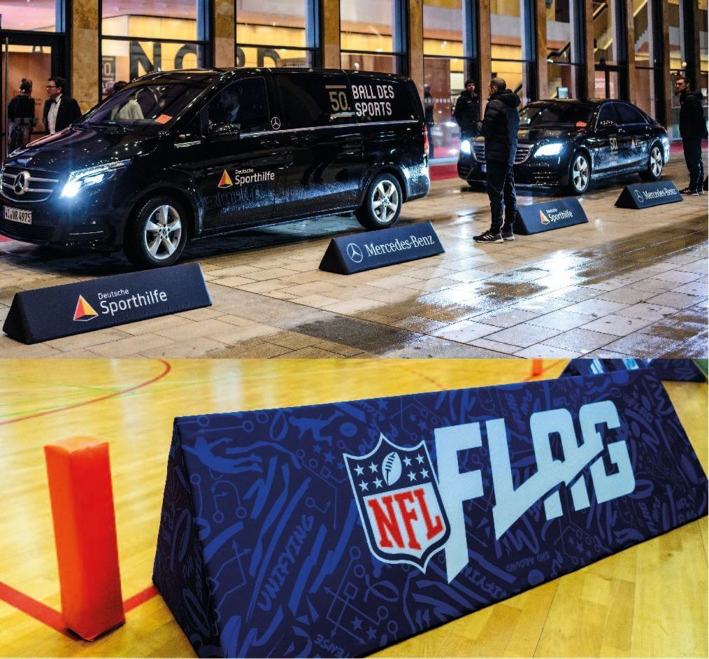 A-Reiter für Messen und Produktpräsentationen