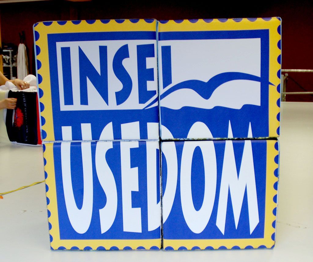 Schaumstoffwürfel - originelles Marketing mit ihrer Werbebotschaft