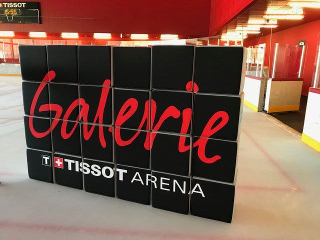 Werbewürfel Sponsor mit Ihrer Werbung