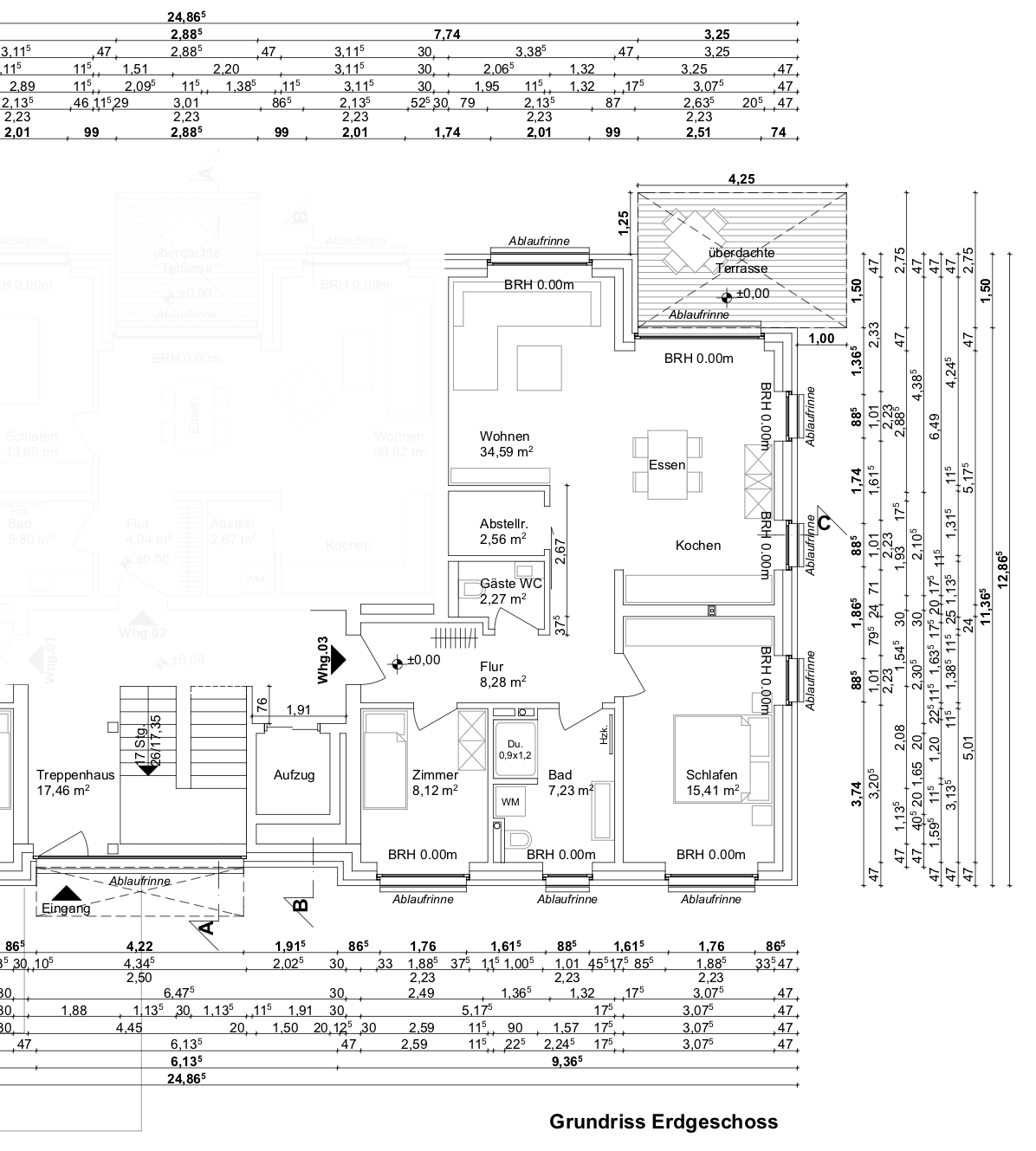 Gesamtmietfläche 85qm