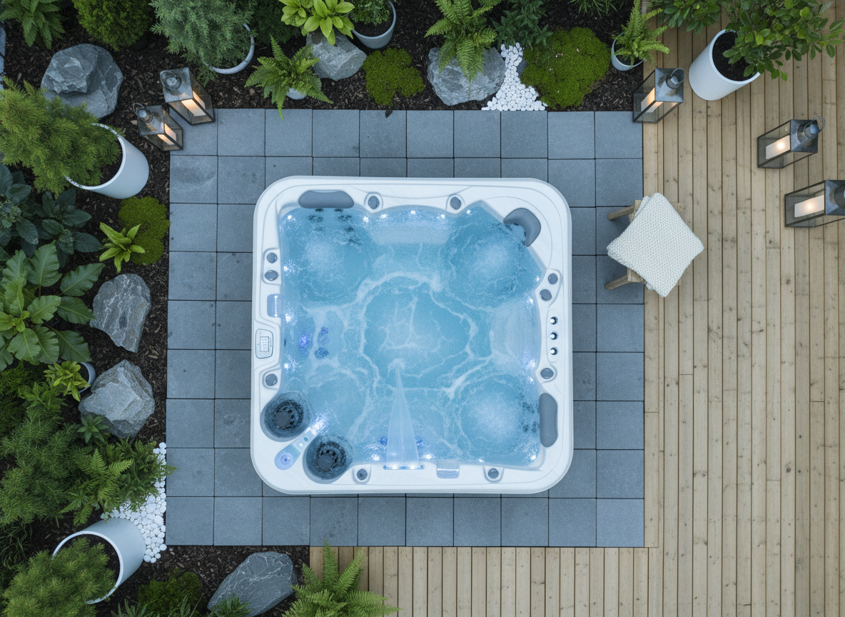 Waterwave Spas - Elite Whirlpool Montreal - verbaut