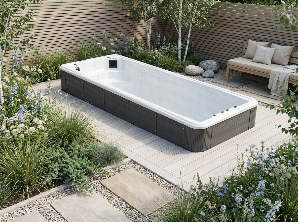 Waterwave Spas - Swimspa versenkt