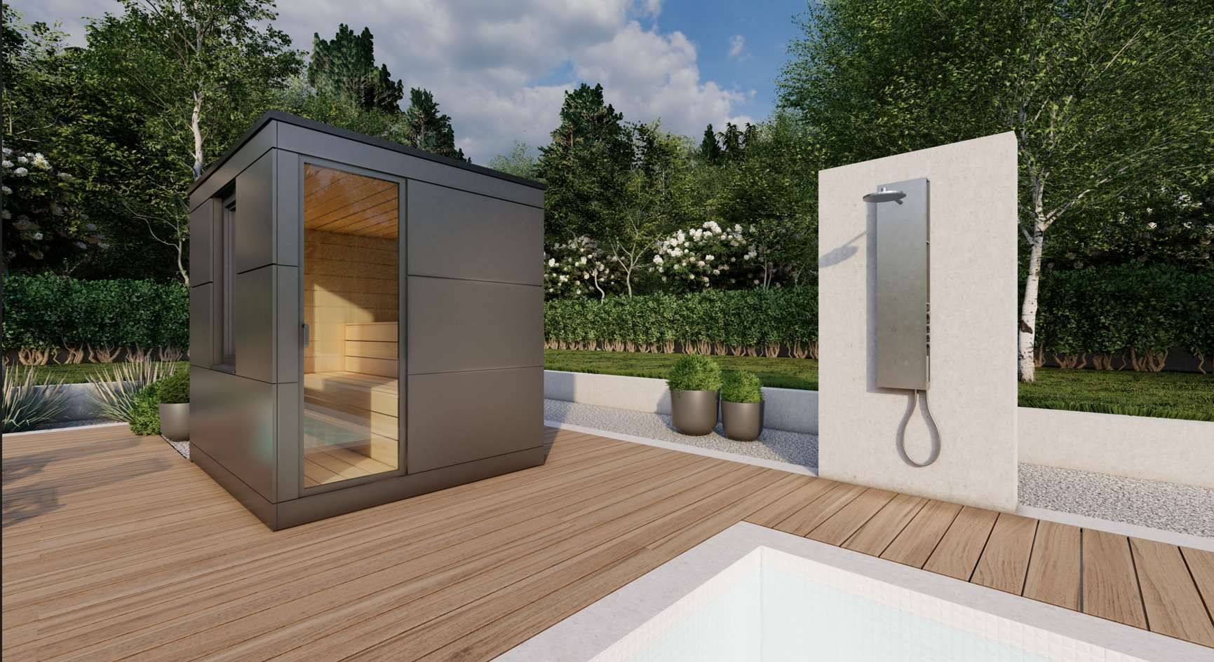 Außensauna - Optima