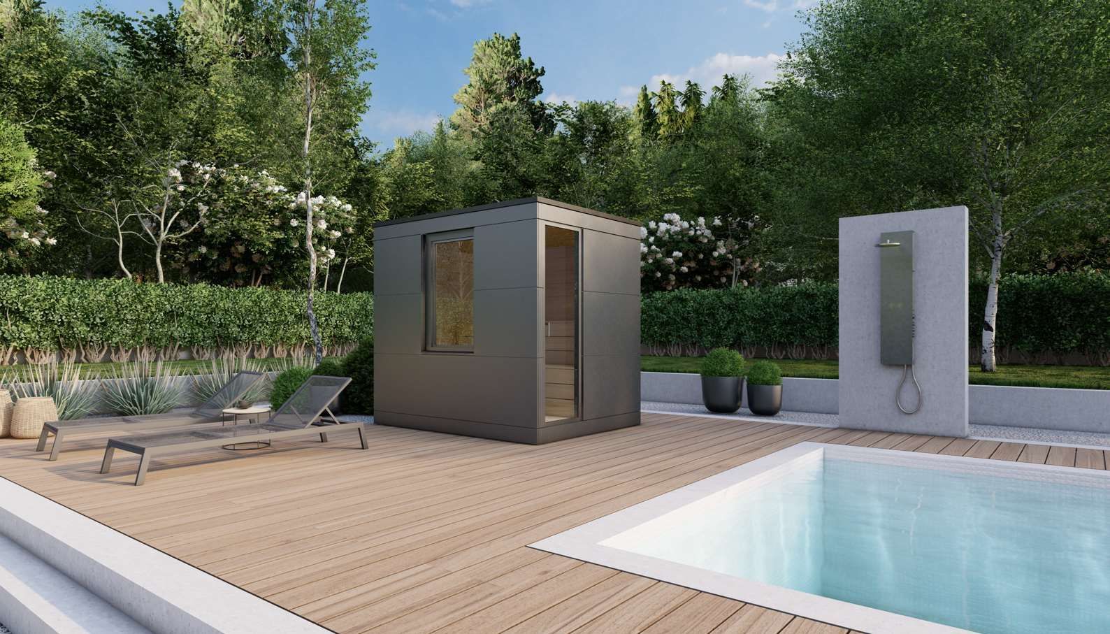 Außensauna - Optima