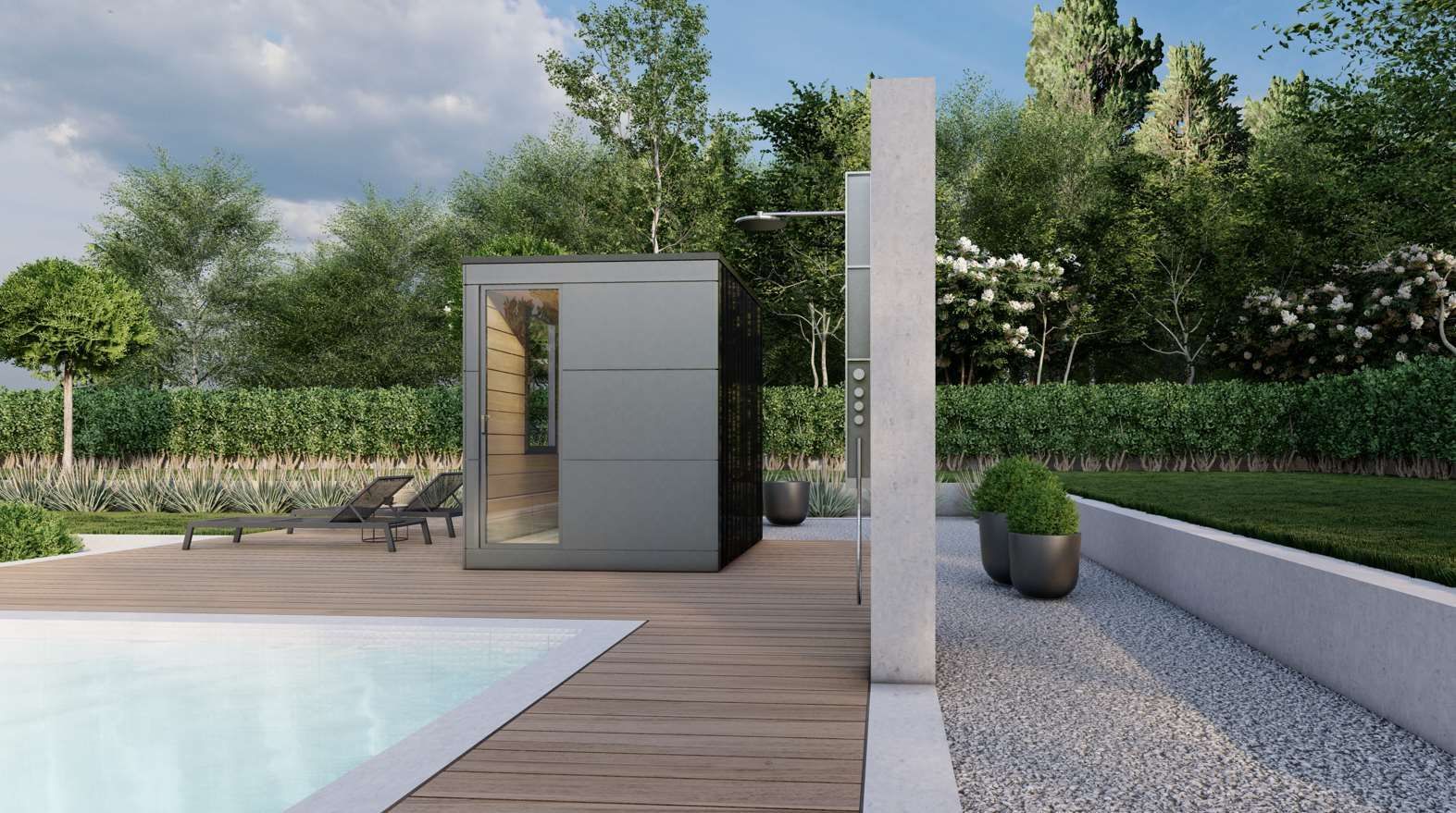 Außensauna - Optima