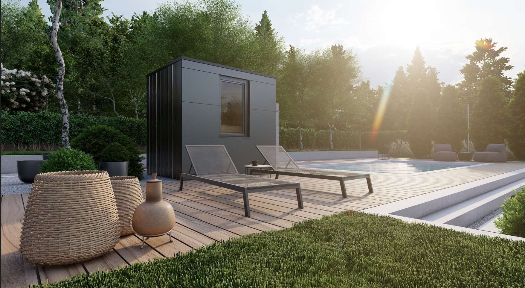 Außensauna - Optima