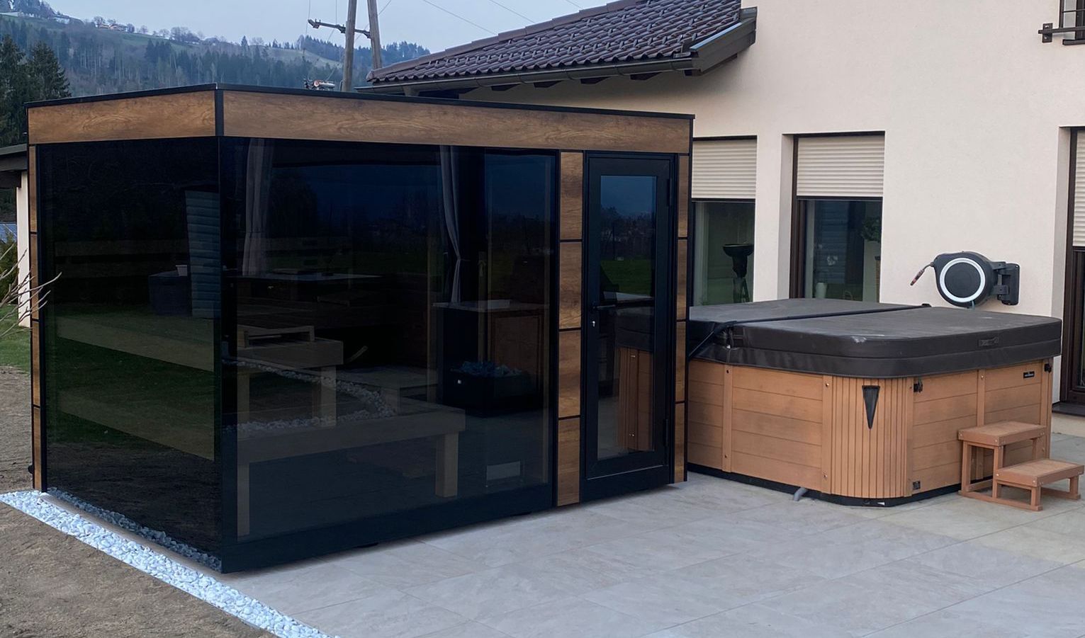 Waterwave Spas - Outdoor Sauna Zermatt-Medium