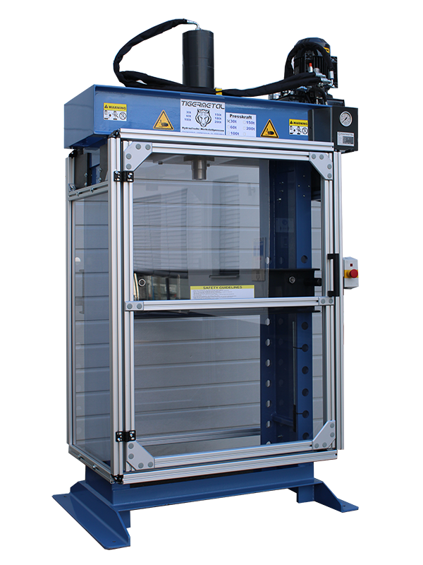 Sonderanfertigung einer WH30S mit Schutzumhausung – Tigermetal