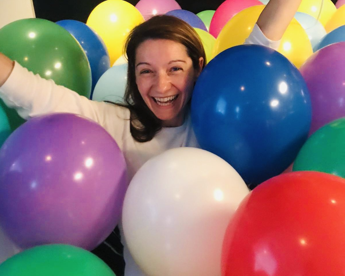 3,2,1 - Klicke und lerne mich im Coaching kennen! Happy Ballons Coach im Luftballonmeer