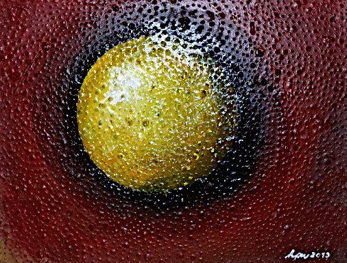 Galerie Hans Peter Wühler Welten 15 Acryl/Gel/Sand/Epoxitharz auf Leinwand hpw 2012 ca. 24 x 18 cm Original: 85,00 € Replikatdruck auf Leinwand 24 x 18 cm: 52,00 € Bild-Nr.: 02-015