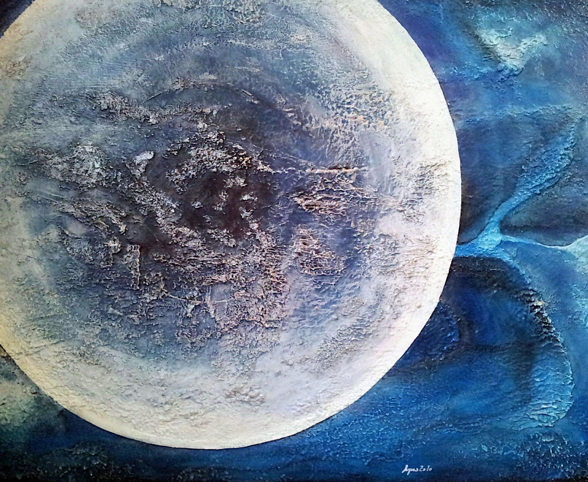 Galerie Hans Peter Wühler Welten 11 Acryl/Gel/Sand auf Leinwand hpw 2012 ca. 100 x 80 cm Original: 595,00 € (sold) Replikatdruck auf Leinwand 100 x 80 cm: 208,00 € Bild-Nr.: 02-011