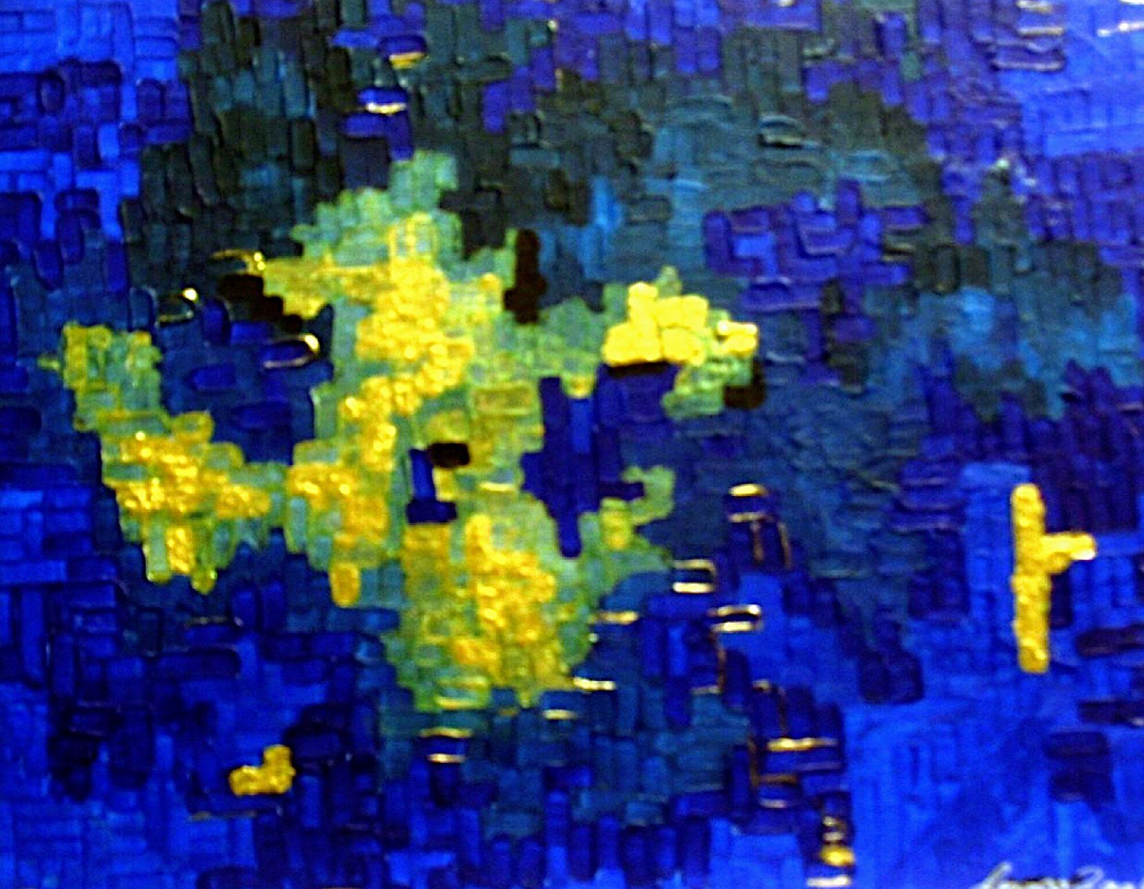 Galerie Hans Peter Wühler Golden Island Acryl/Gel/Sand auf Holz hpw 2006 ca. 30 x 40 cm Original: 65,00 € Replikatdruck auf Leinwand 30 x 40 cm: 60,00 € Bild-Nr.: 05-005