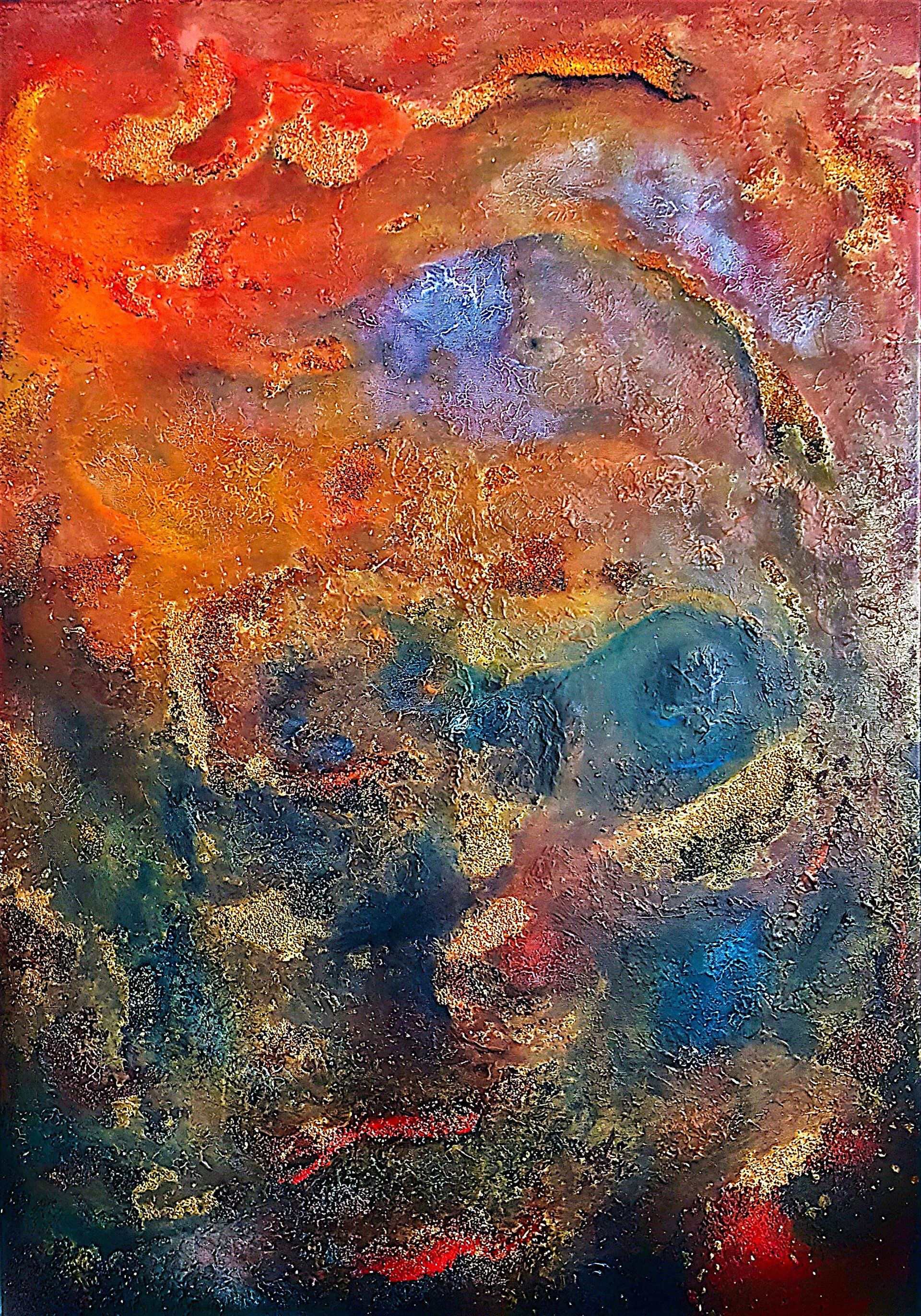 Galerie Hans Peter Wühler Landscape 2 Acryl/Gel auf Leinwand hpw 2021 ca. 60 x 80 cm Original: 335,00 € Replikatdruck auf Leinwand 60 x 80 cm: 90,00 € Bild-Nr.: 05-015