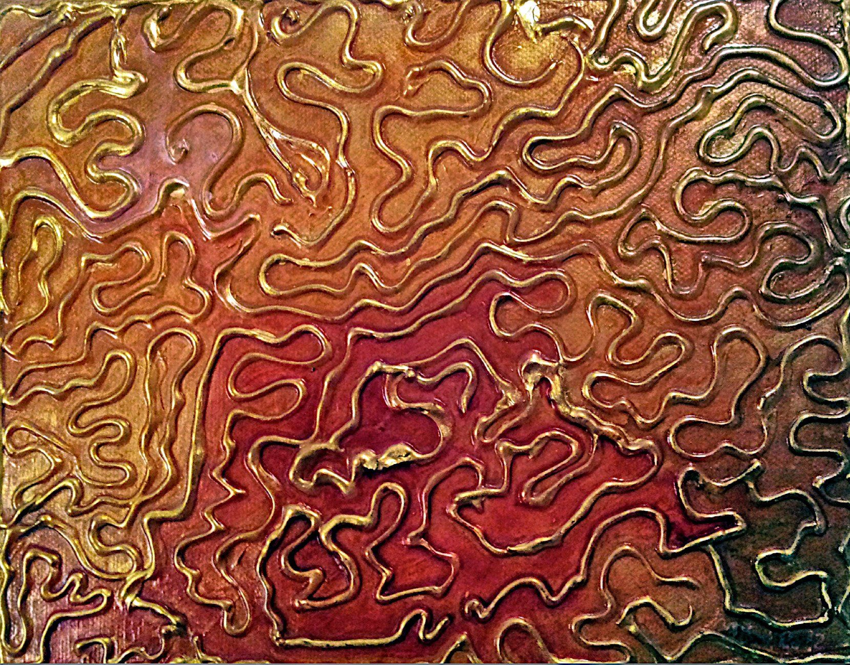 Galerie Hans Peter Wühler Strings 1 Acryl/Gel auf Leinwand hpw 2012 ca. 24 x 18 cm Original: 65,00 € Replikatdruck auf Leinwand 24 x 18 cm: 52,00 € Bild-Nr.: 08-001