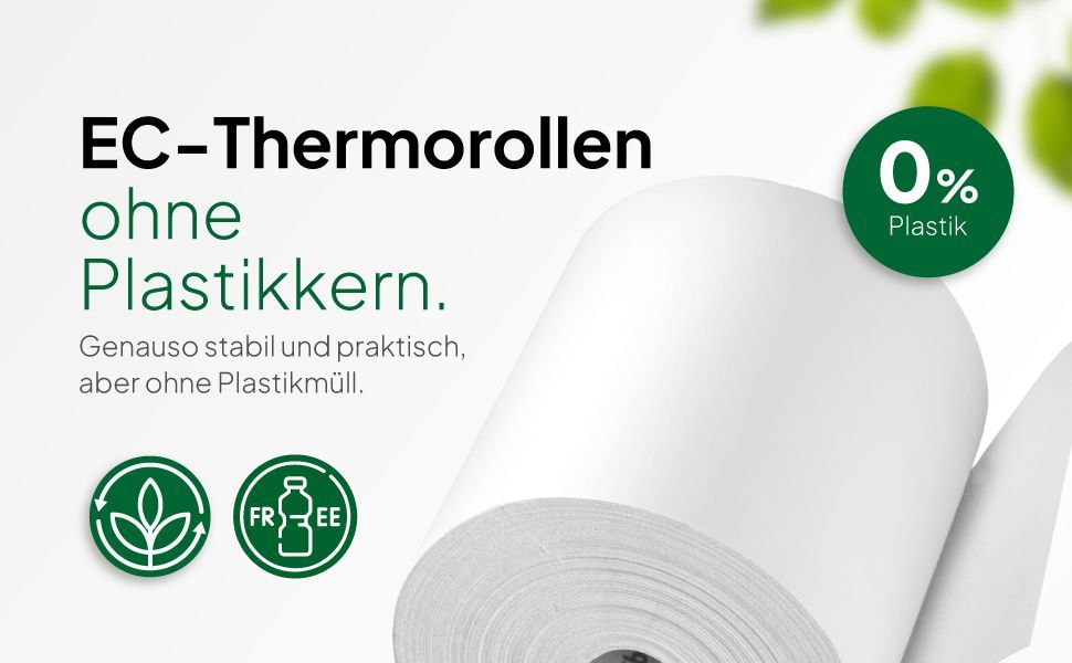 EC-Thermorollen ohne Plastikkern EC-Thermorollen ohne Plastikkern