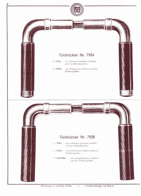 Auszug aus dem FSB-Musterbuch, 1935 FSB-Musterbuch, 1935