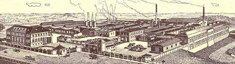 Werksansicht Eisengießerei August Engels, 1927 Werksansicht Eisengießerei August Engels