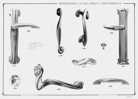 Henry van de Velde im Loevy-Katalog Nr. 1, 1905 Henry van de Velde im Loevy-Katalog Nr. 1, 1905