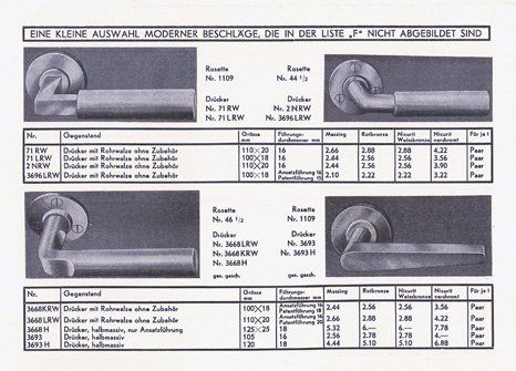 Auszug aus Liste F, 1933 Richard Rinker, Liste F, 1933