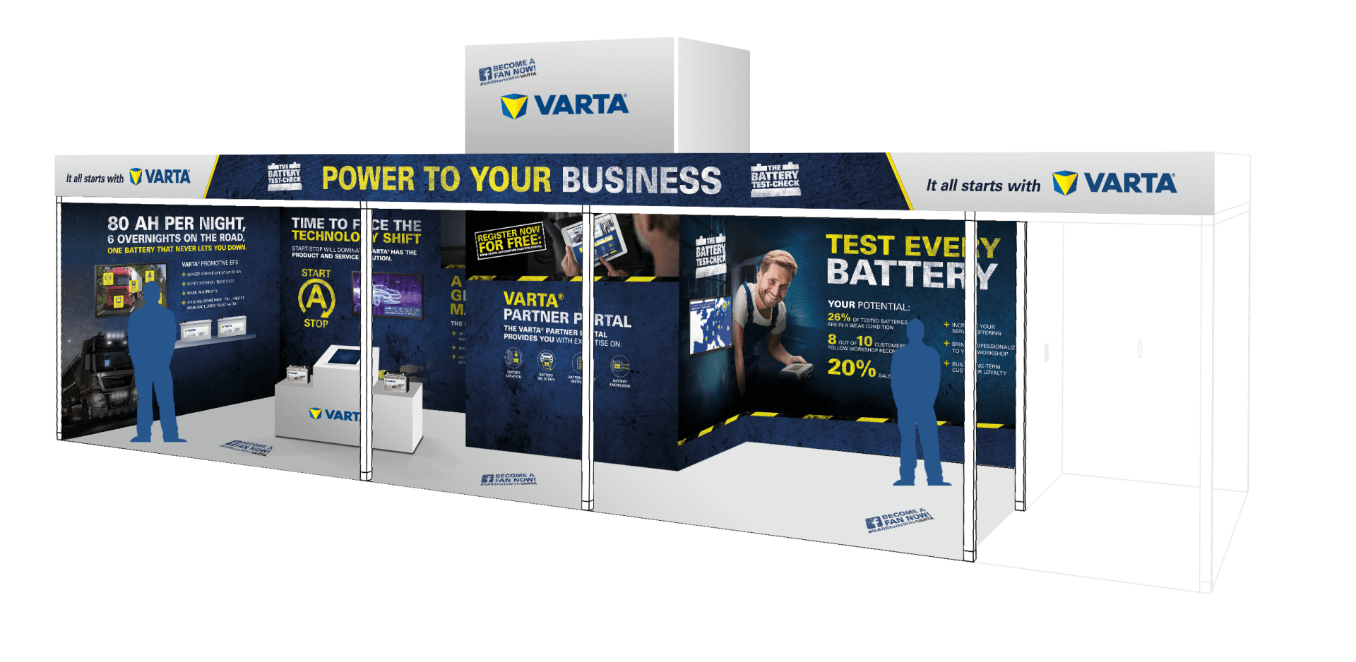 Messestand VARTA Automotive