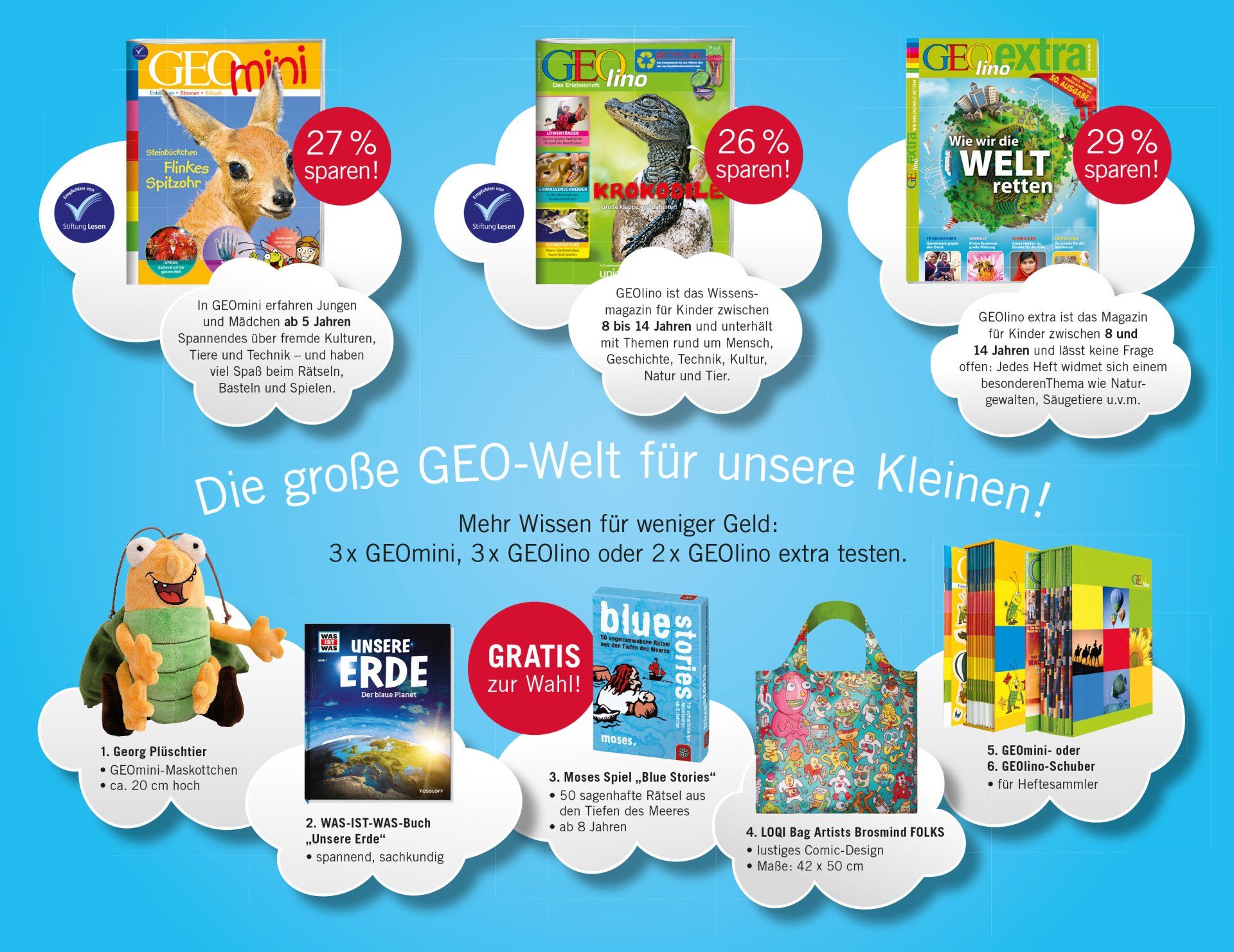 Blow-In Card GEO Kindermagazine
