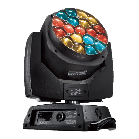 Lichtinstallation mit Moving Heads auf Festivalbühne