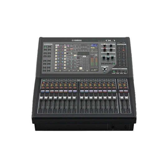 Yamaha QL1 – Kompaktes digitales Mischpult für Live-Sound und Broadcast Mieten