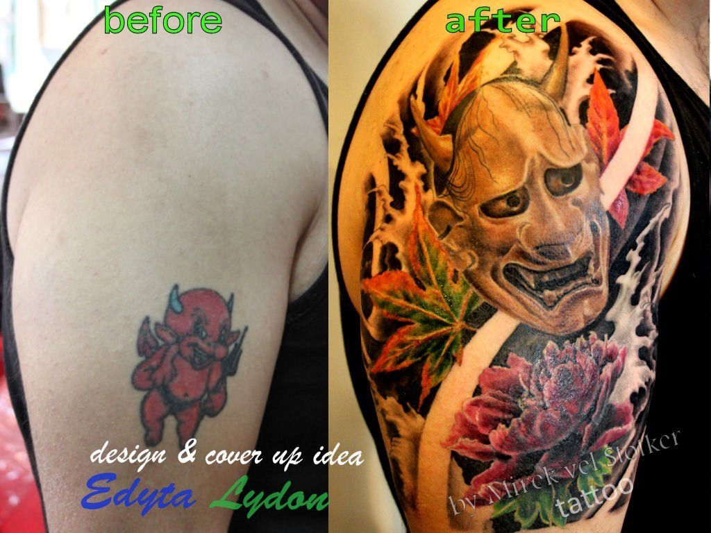 tattoo cover up ideas, studio  specialising in tattoo cover up,London  Blue Lady Tattoo
