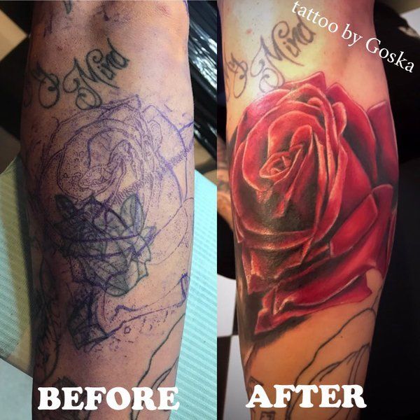tattoo cover up idea , shop specialising in tattoo cover up London Blue Lady Tattoo