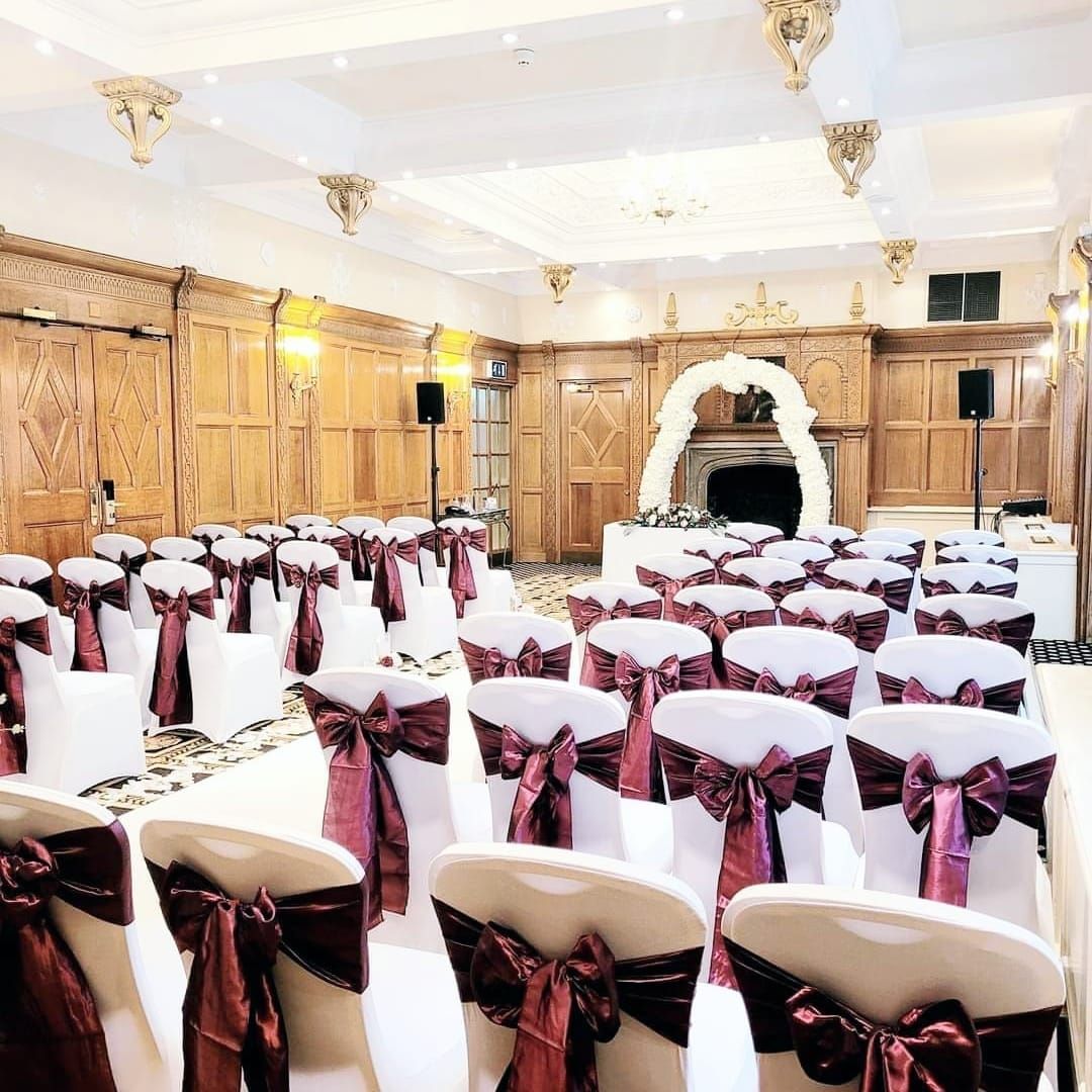 Chair cover with sash