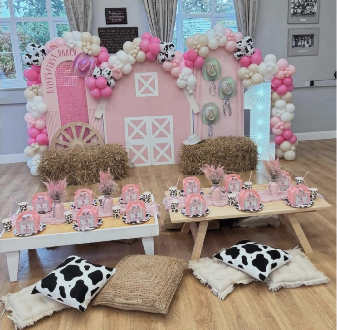 Birthday party display