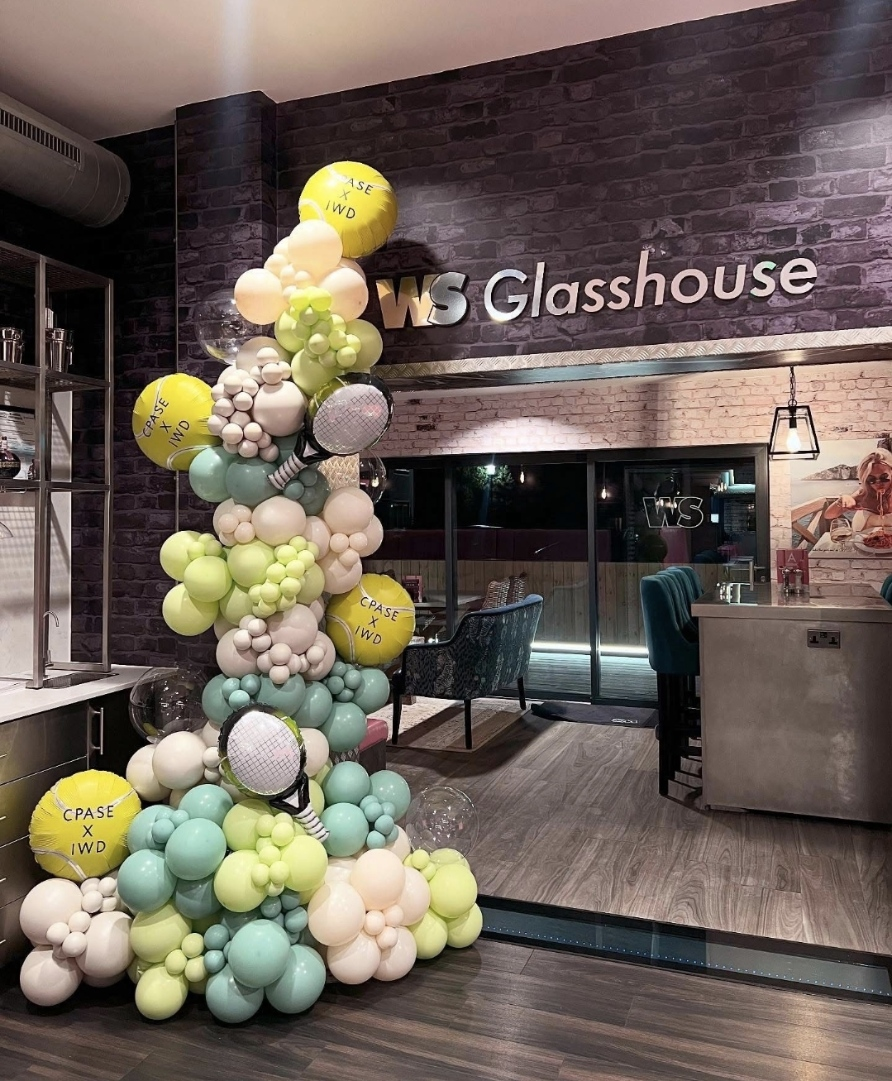 Balloon garland business event