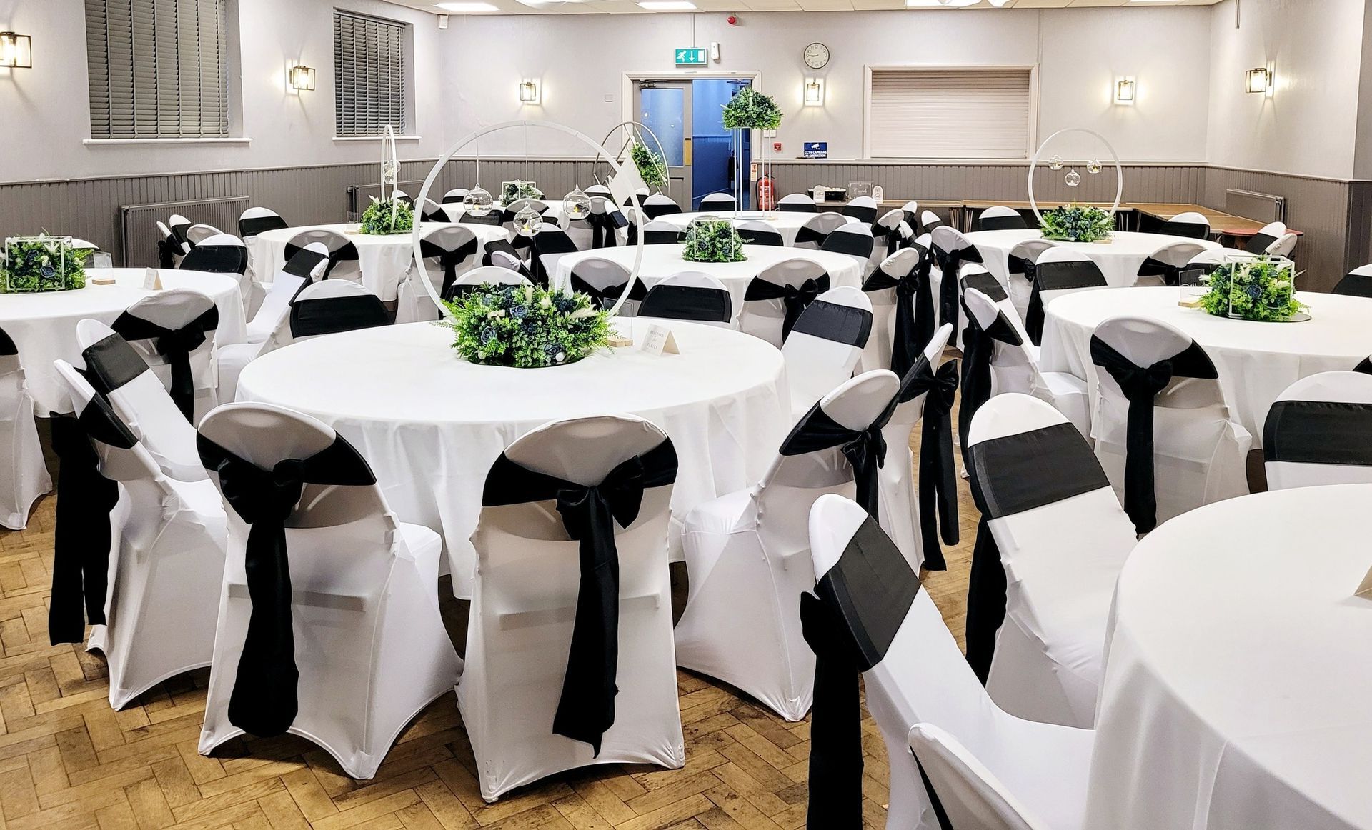 Wedding reception styling