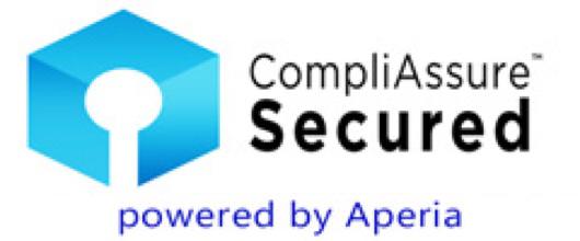 CompliAssue Secured; powered by Aperia logo