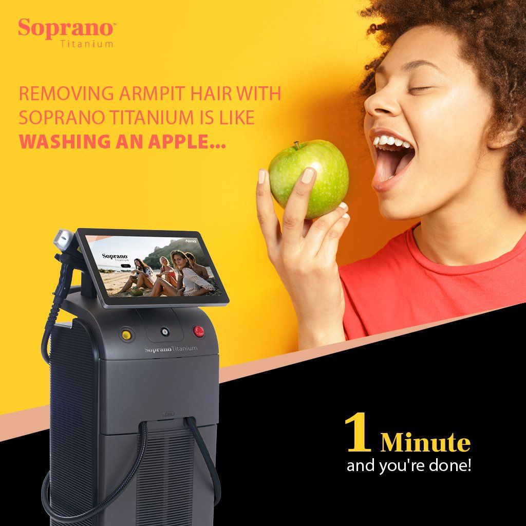 Laser Hair Removal with the Soprano Titanium Machine