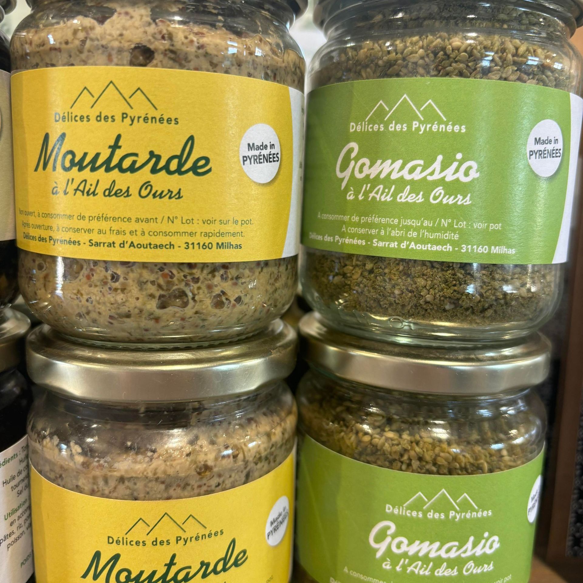 delices des pyrenees ail ours pesto