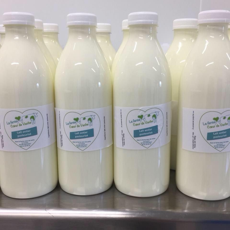 la ferme coeur de vache bio lait