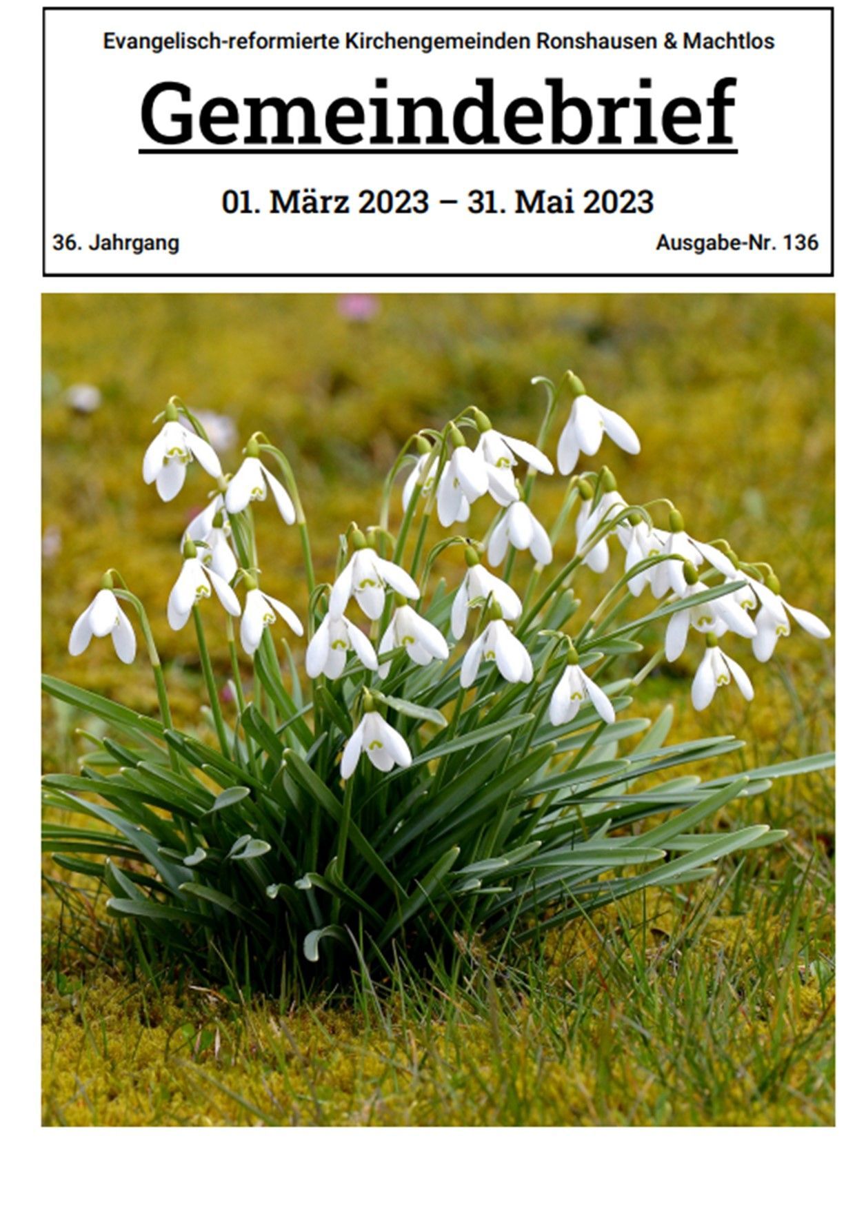 Gemeindebrief März - Mai 2023