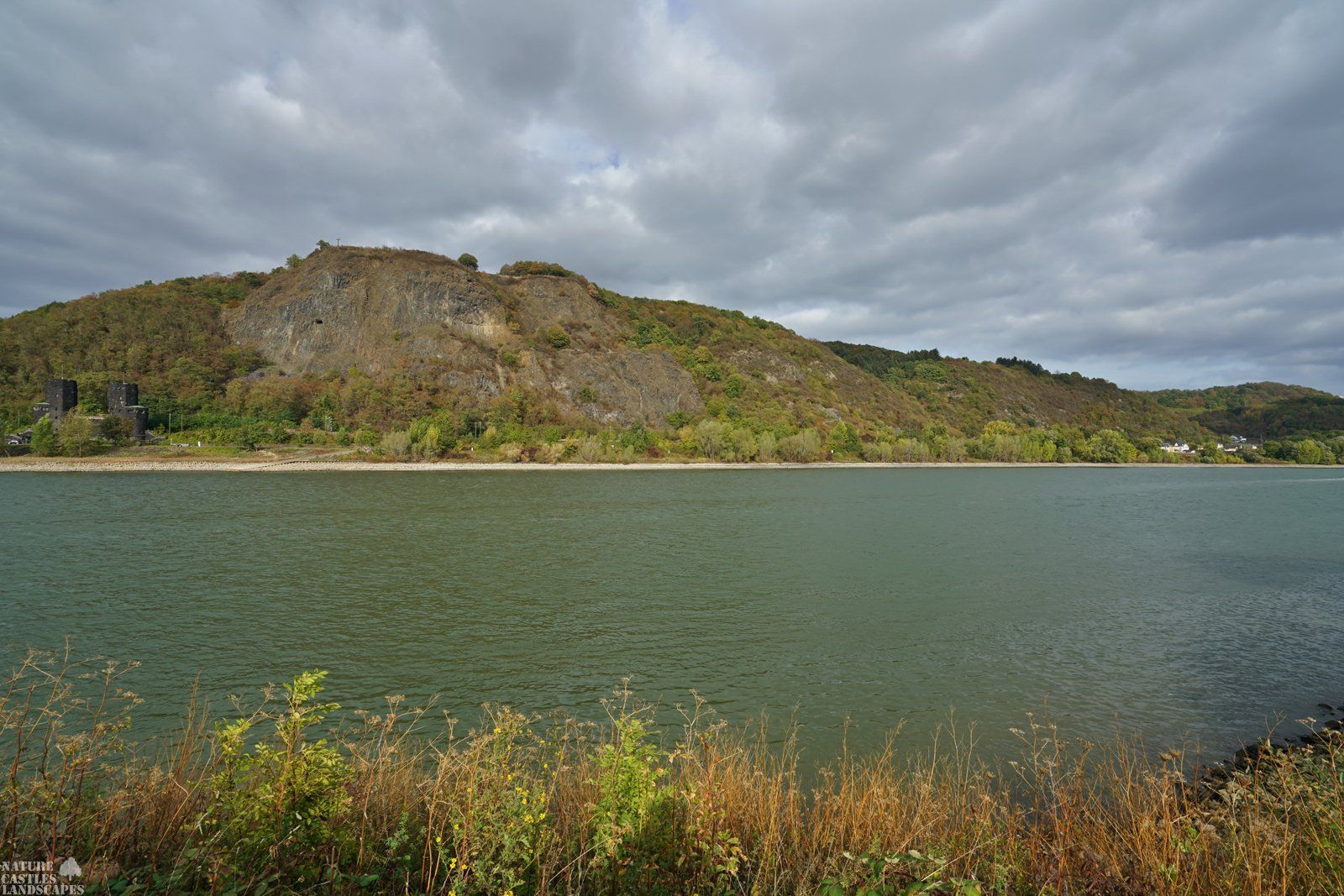So breit ist der Rhein hier in Remagen