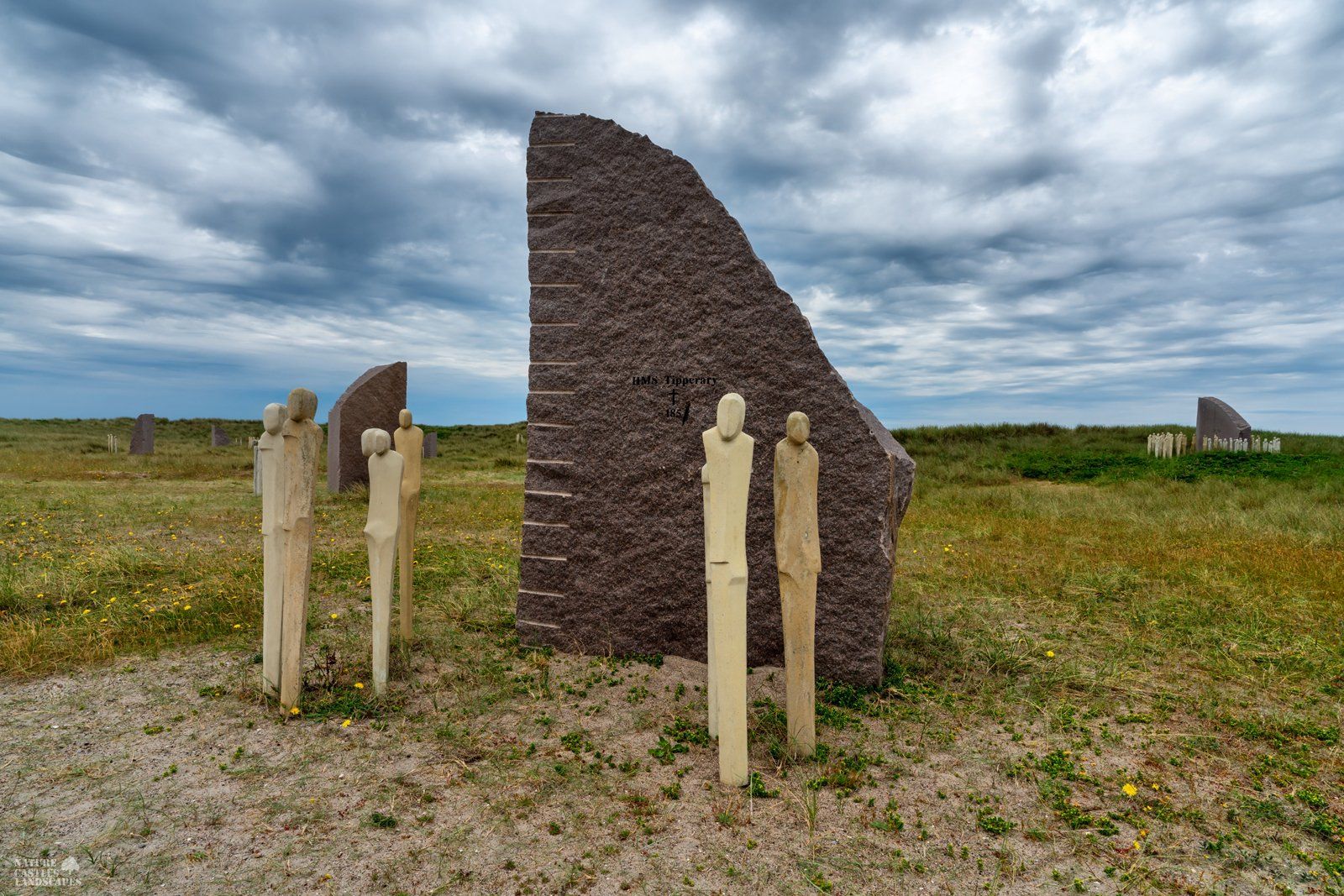 Impressions from the Skagerrak memorial at the danish coast