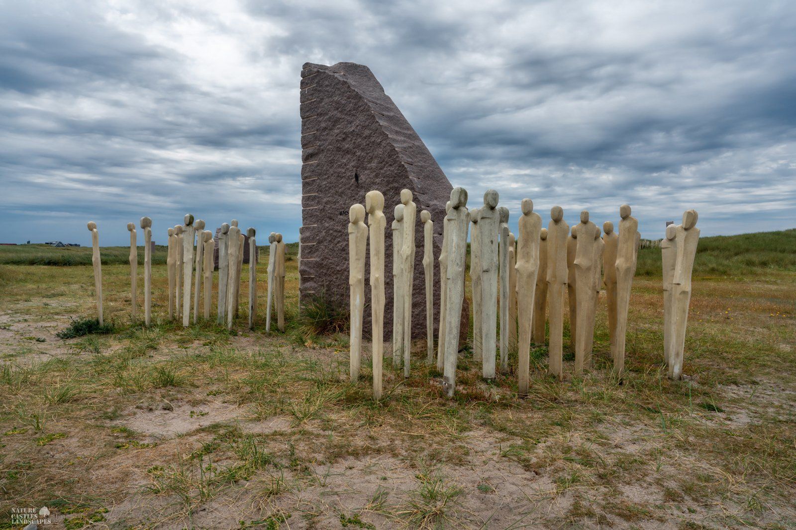 Impressions from the Skagerrak memorial at a stormy day