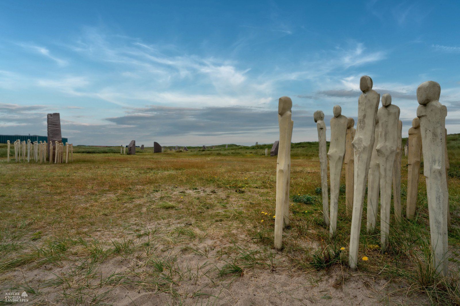 Impressions from the Skagerrak memorial at a sunny day