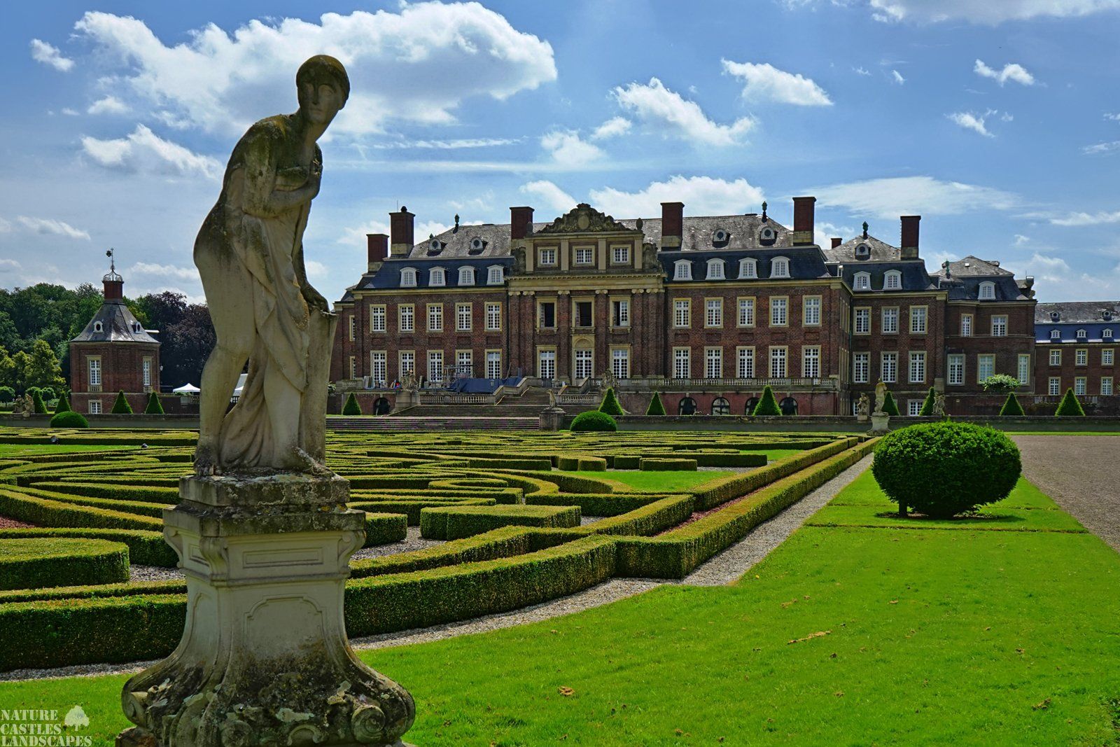 klassische Ansicht des Schlosses Nordkirchen