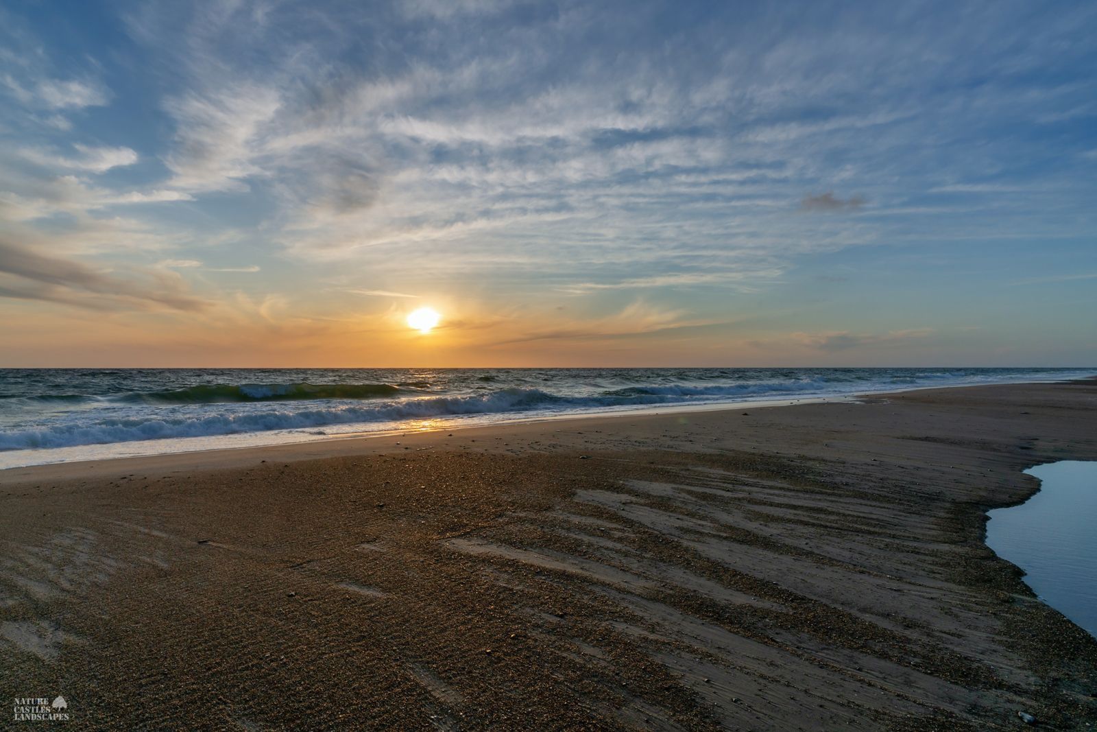 Danish North Sea coast beauty of the coast