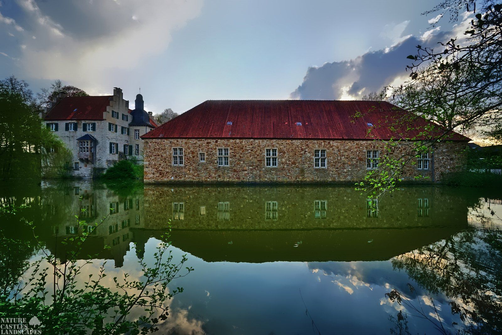 abendstimmung am haus dellwig