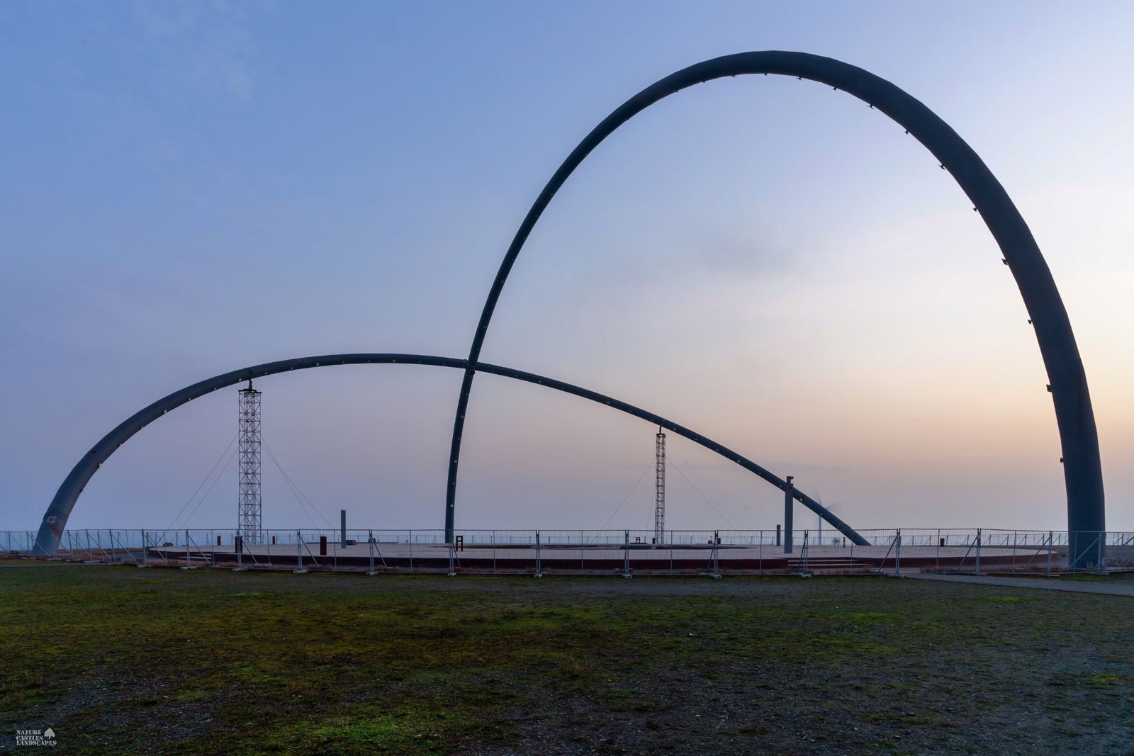 Das Horizontobservatorium auf der halde hoheward in herten