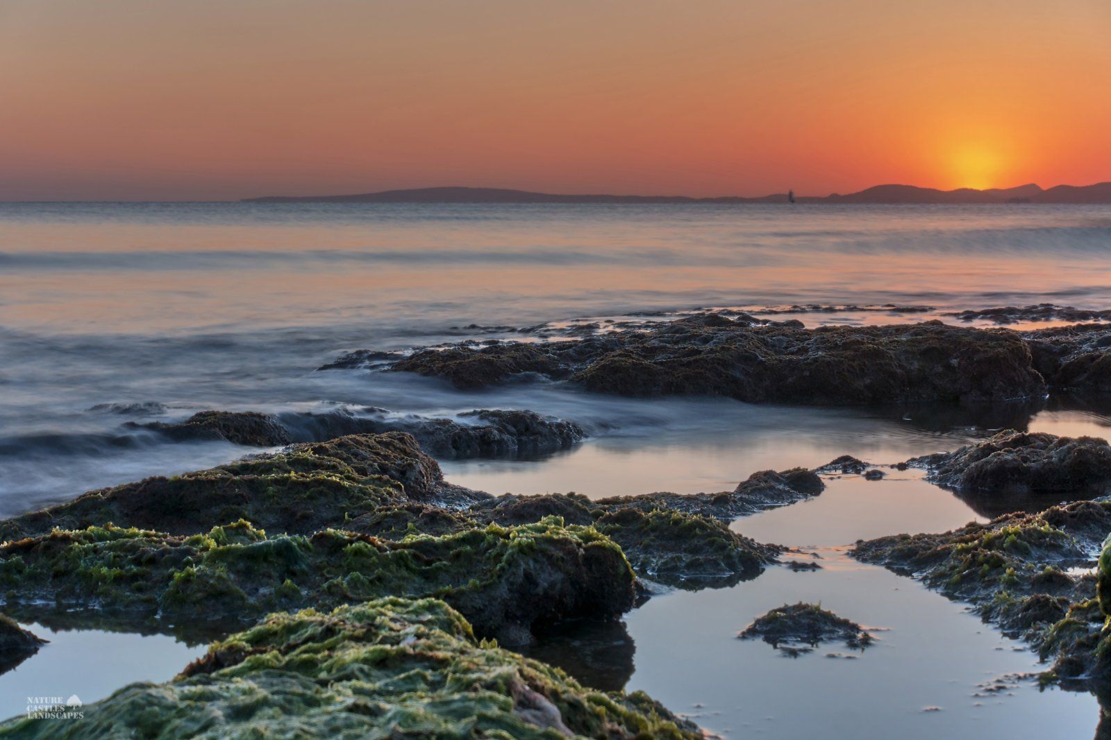 on the small beach in mallorca with neutral density filter picture 11