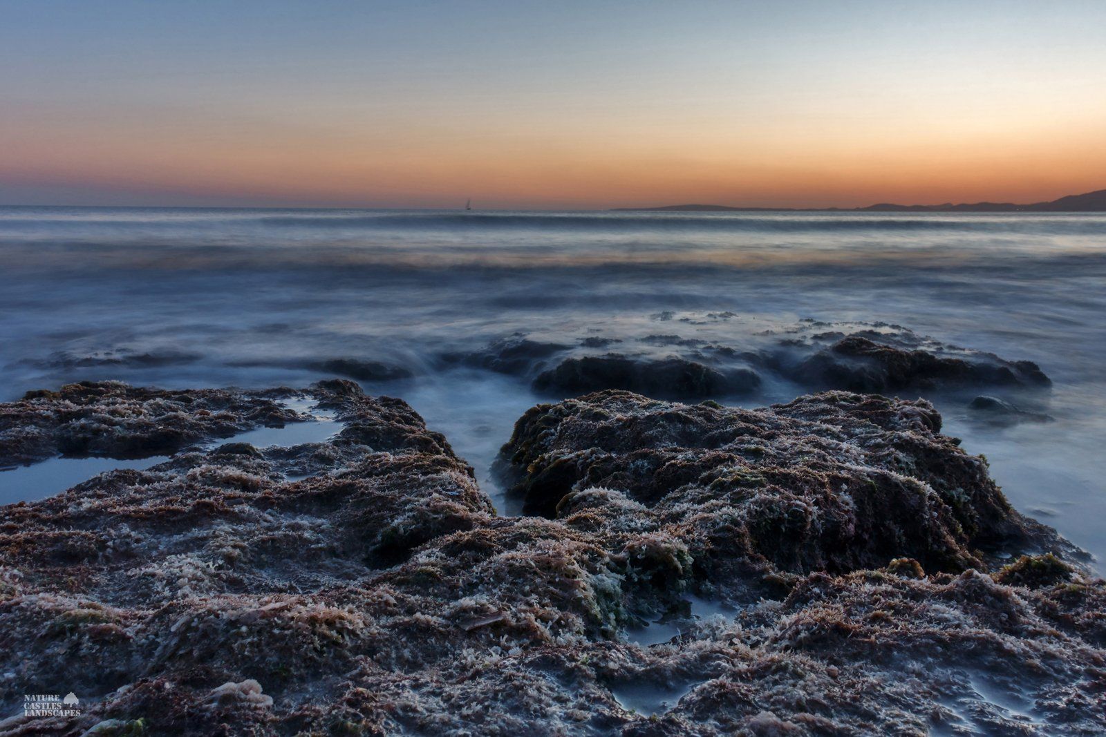 on the small beach in mallorca with neutral density filter picture 12