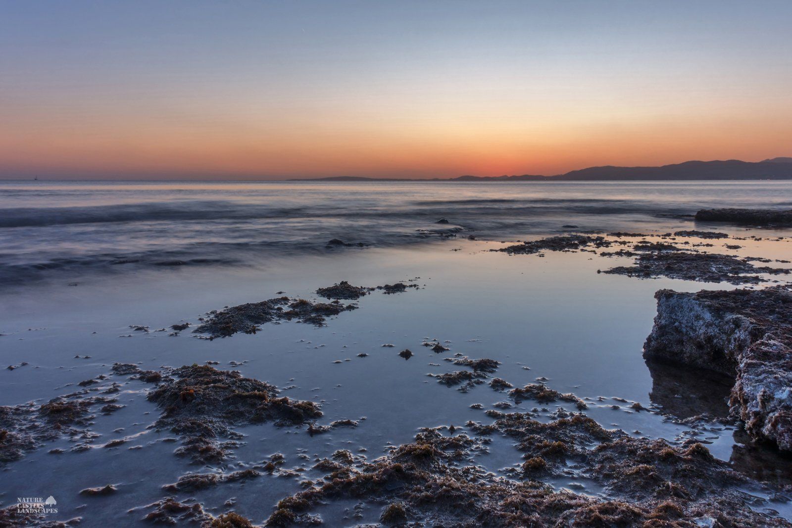 on the small beach in mallorca with neutral density filter picture 16